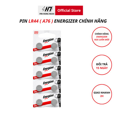 Vỉ 10 Viên Pin LR44 ( A76 ) ENERGIZER 1,5V - Hàng Chính Hãng