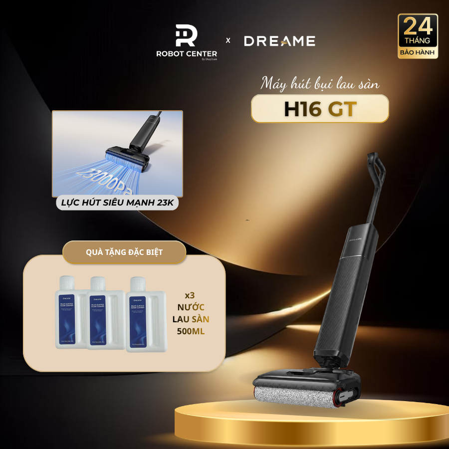 [Livestream] Máy Hút Bụi Lau Nhà Dreame H16 GT | Lực Hút 23k Pa | Giặt Sấy Giẻ Lau Tự Động | Bảo Hàn