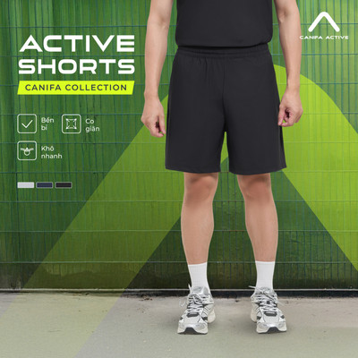 Quần soóc active nam CANIFA 8BS26S002