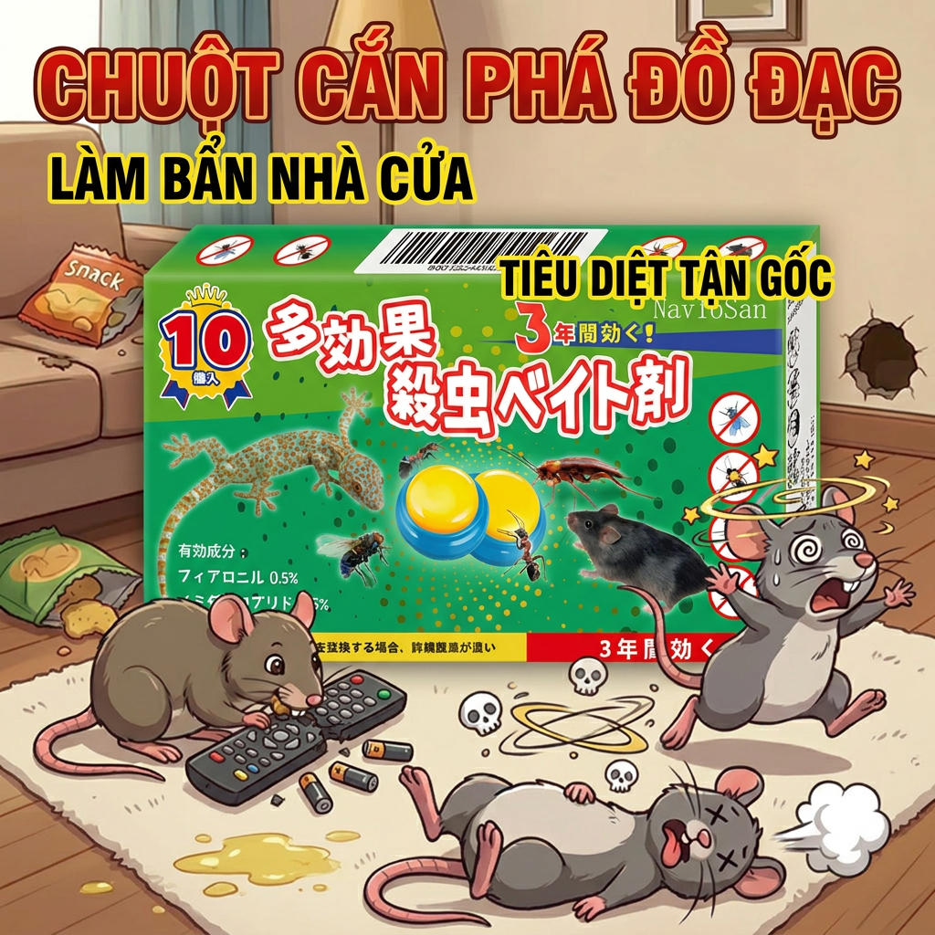 Thuốc diệt chuột siêu hiệu quả – Bả chuột, diệt chuột nhanh chóng, hiệu quả tức thì
