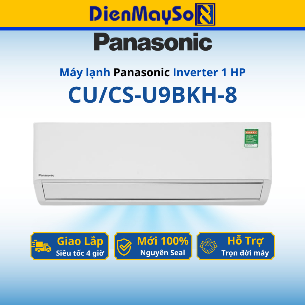 Máy lạnh Panasonic Inverter 1 HP CU/CS-U9BKH-8