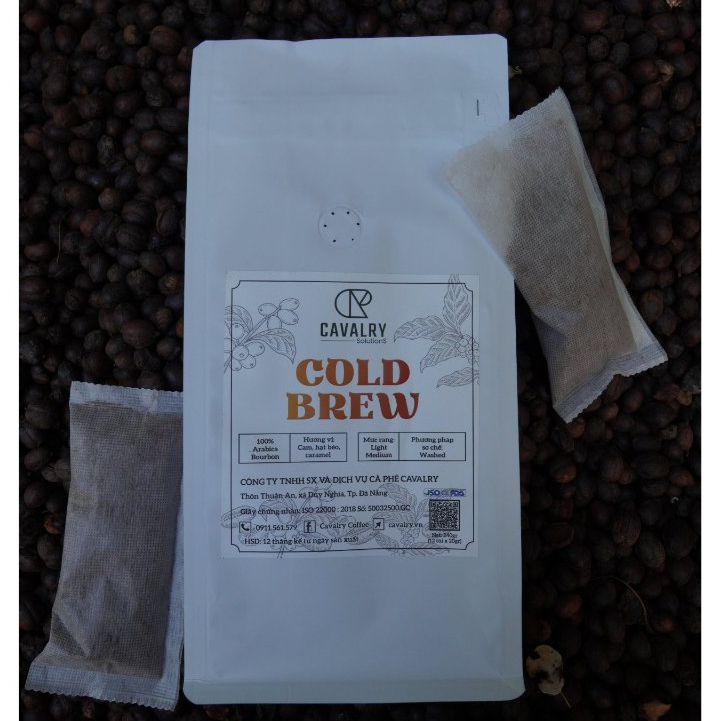 COLD BREW ARABICA BOURBON CAVALRY | 100% Arabica Bourbon | Túi Lọc Cold Brew 240g (12 Túi x 20g)
