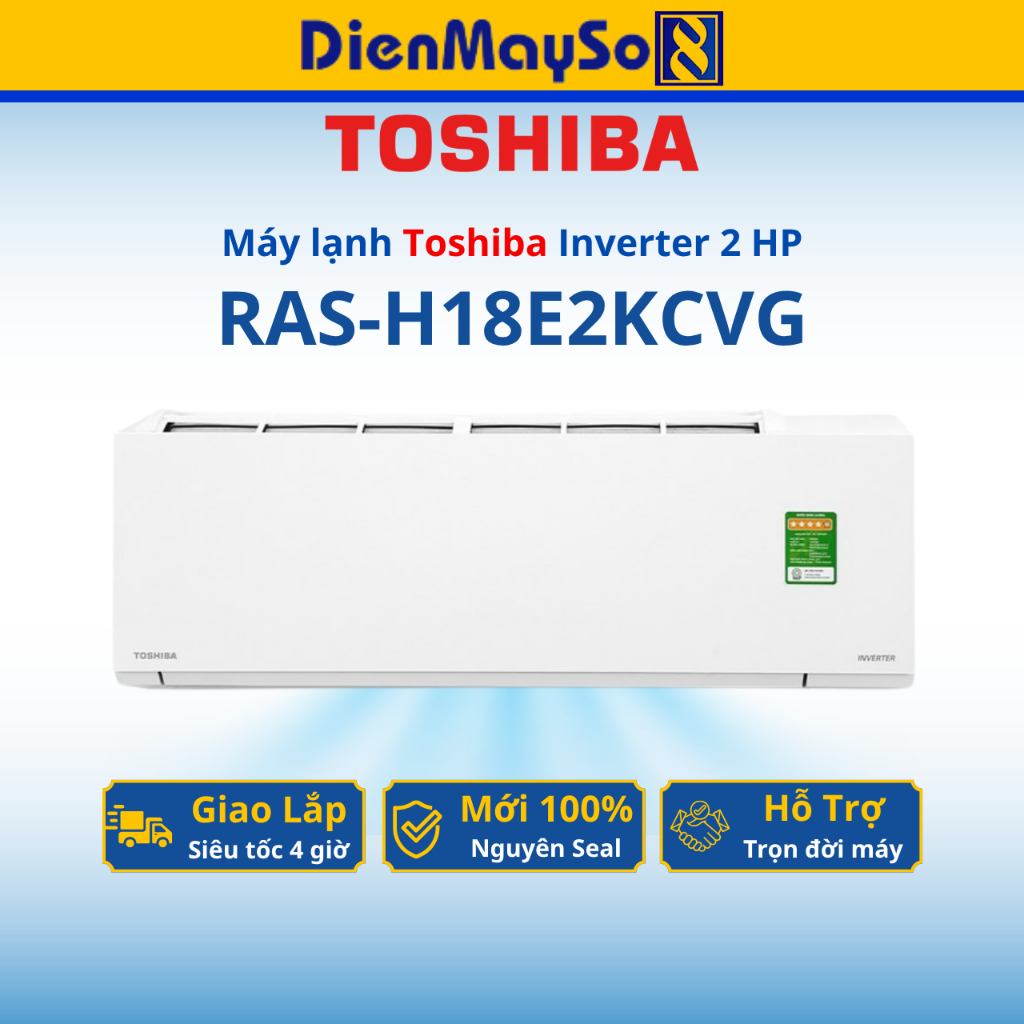 Máy lạnh Toshiba Inverter 2 HP RAS-H18E2KCVG