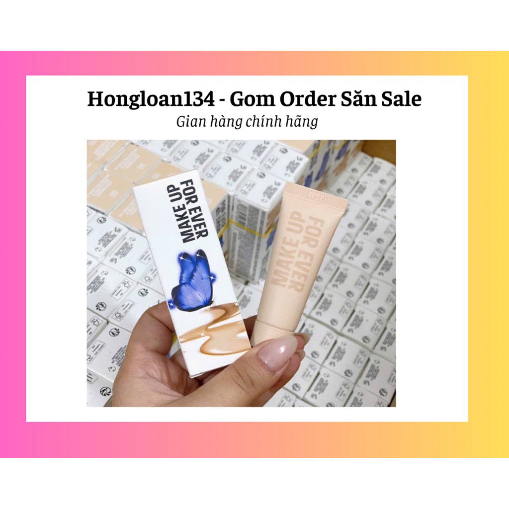 Kem nền Make up for ever mẫu mới nhất liquid foundation màu 100c=màu 1n00 cũ nắp be minisize 5ml