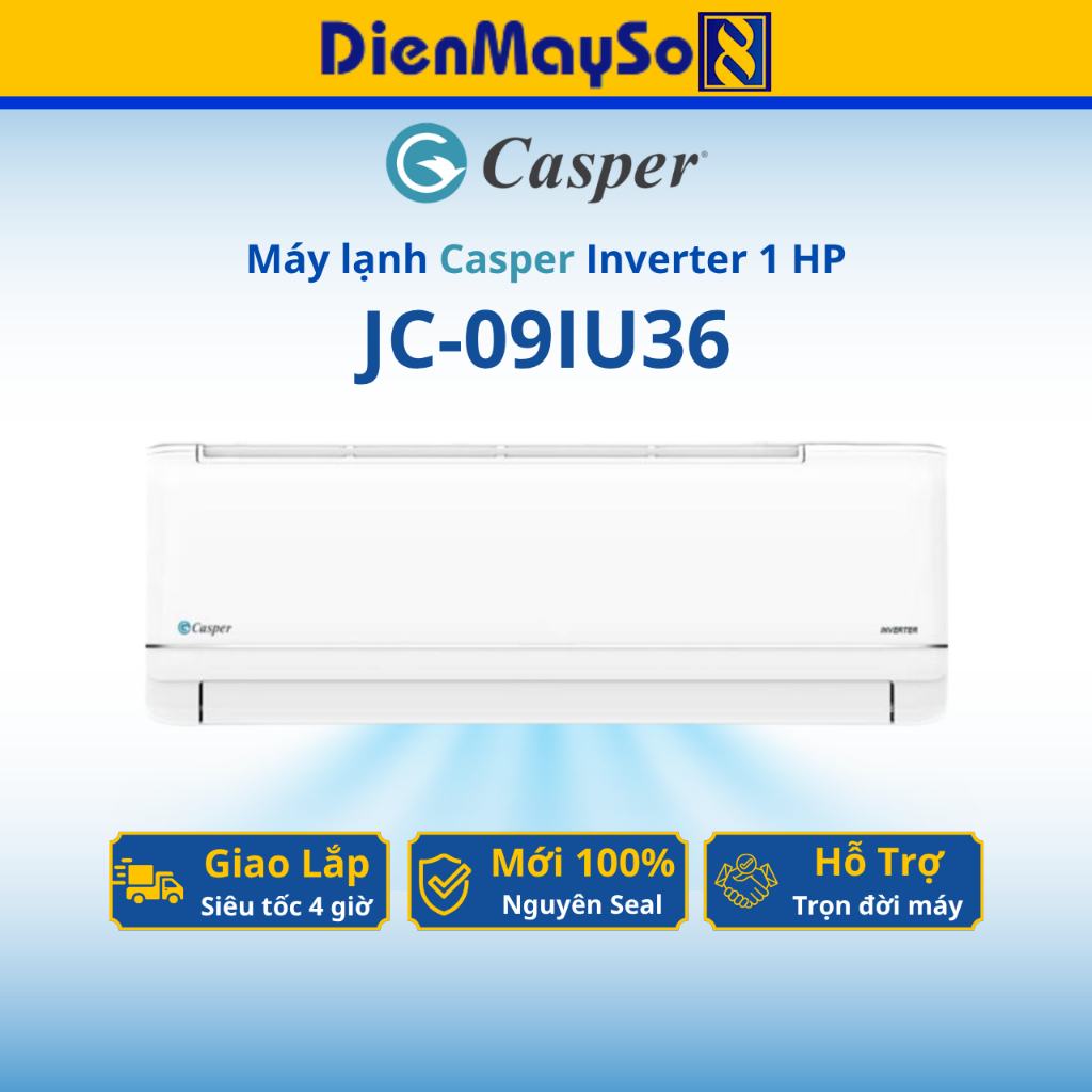 Máy lạnh Casper Inverter 1 HP JC-09IU36