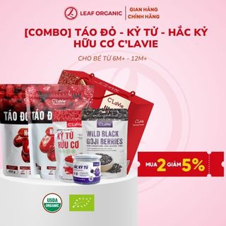 Bộ Quà Tặng  C'LaVie (Táo Hotan + Kỷ Tử + Hắc Kỷ Tử)