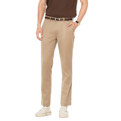Beverly Hills Polo Club - Quần dài Nam Regular Fit Nâu Trơn Cotton - BHPC- QKLRS24V018