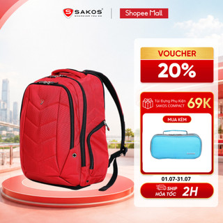 Balo laptop du lịch thời trang cao cấp sakos sonic 15.6 inch