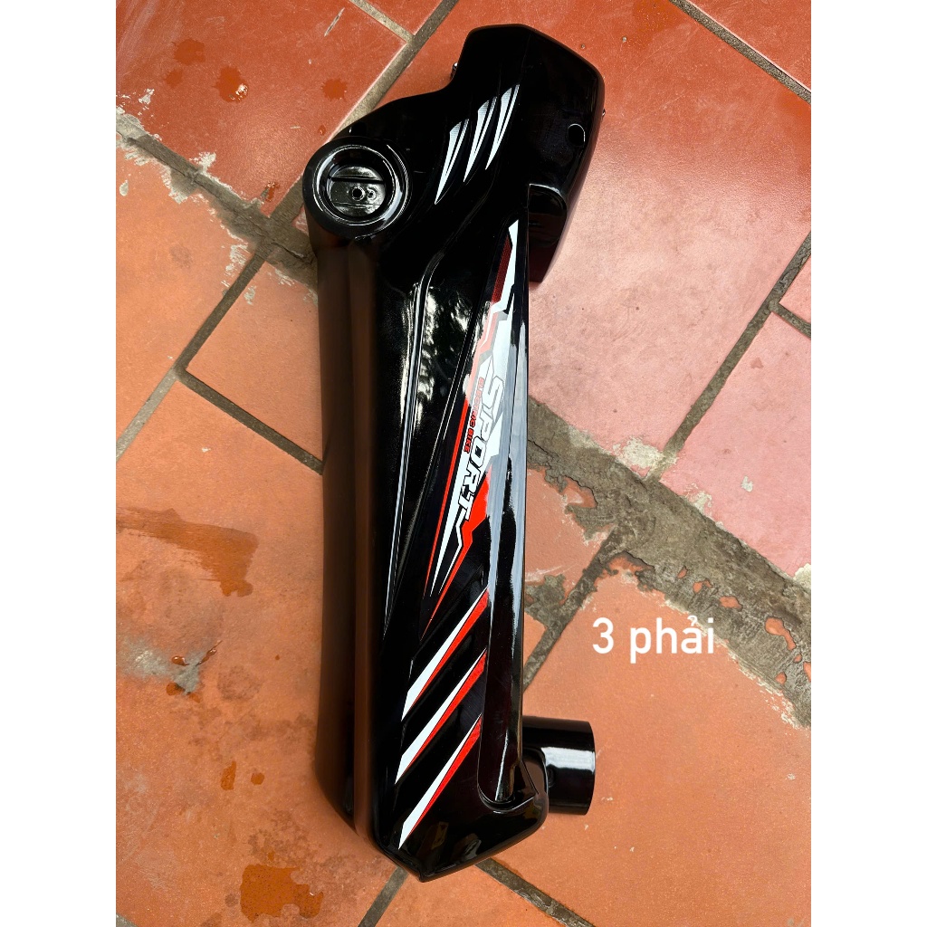 Lẻ bên TRÁI + PHẢI Nhựa ốp bình xe điện M133 12a không có chắn xích, ốp sườn xe điện M133 (ko ốc vít