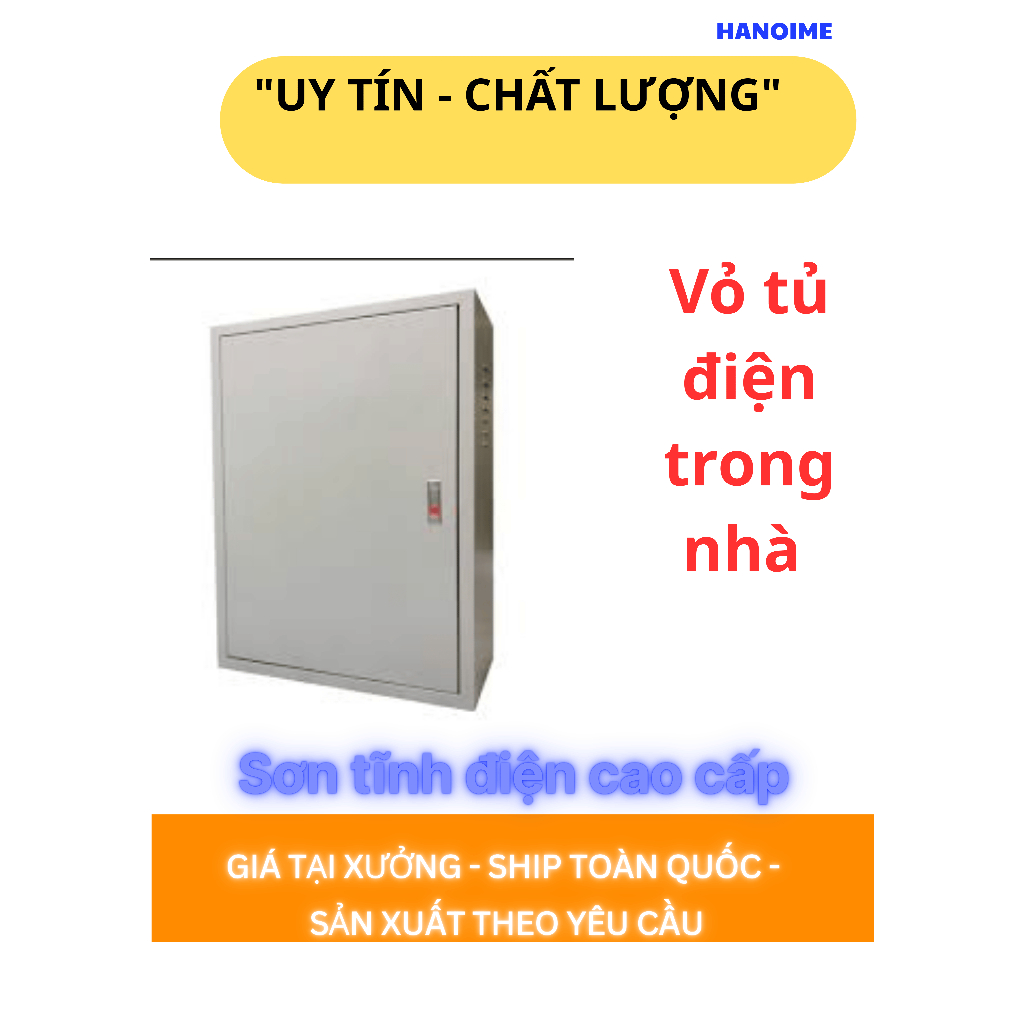 Vỏ tủ điện trong nhà CN KT: 30x40x10, 30x40x15, 30x40x20 ( cm ) Nhận sx mọi loại kích thước tủ theo 
