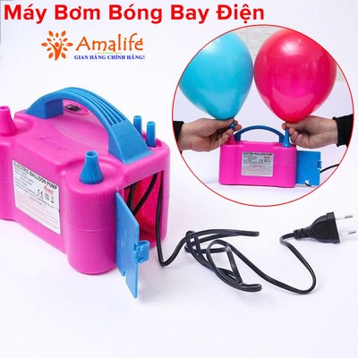 Máy Bơm Bóng Bay Điện Hãng Amalife – Máy Bơm Bong Bóng  2 Vòi Chạy Bằng Điện Trang Trí Sự Kiện, Tổ Chức Sinh Nhật
