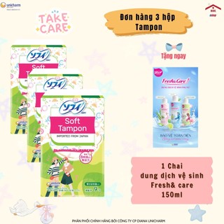 [Quà tặng Diana] Băng vệ sinh siêu thấm Sofy Soft Tampon Super gói 9 miếng (Hàng nhập khẩu)