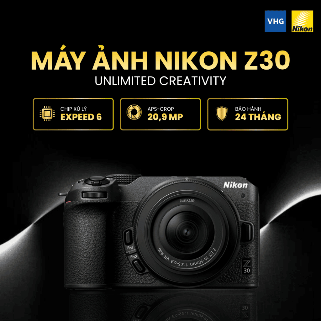 Máy ảnh Nikon Z30 - Hàng chính hãng Nikon Vietnam