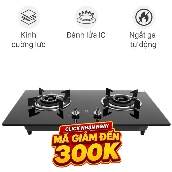 Bếp ga âm Electrolux EHG723BA chính hãng trưng bày mới 98-99% Bảo hành 24 tháng