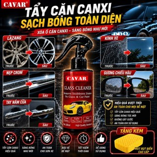 Tẩy Cặn Canxi - Tẩy Ố Kính Ô tô - Làm Sạch Kính Xe Bị Ố Mốc, Mờ Đục - Làm Sạch kính Xe Giúp Tăng Tầm Nhìn