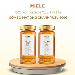 Combo 2 Hũ Mật Ong Chanh Yuzu Miele 400g