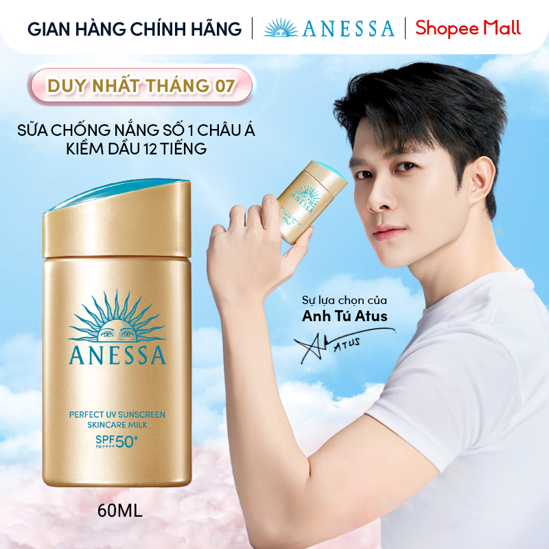 [KOL LIVE] Sữa chống nắng dưỡng da kiềm dầu bảo vệ hoàn hảo Anessa SPF50+ PA++++ 60ml