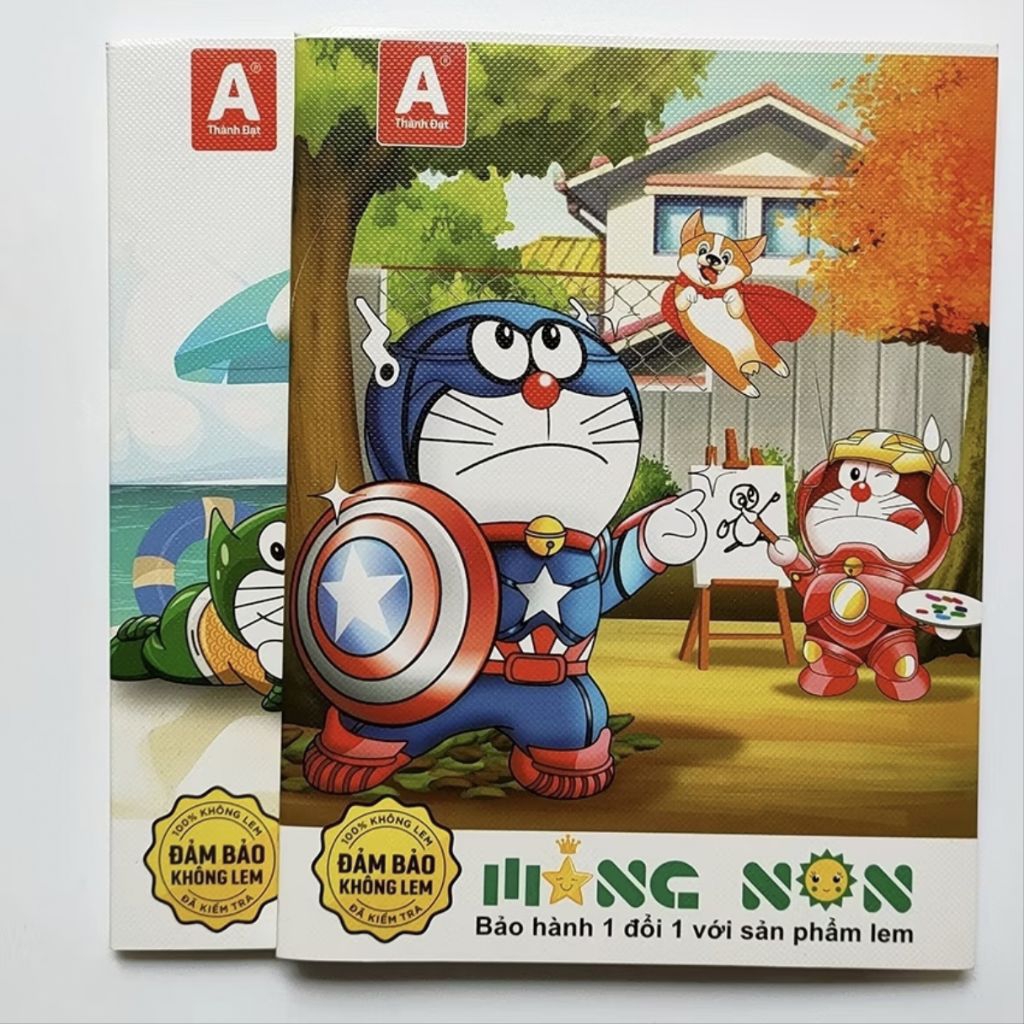 VỞ MĂNG NON 4 Ô LY - 5 Ô LY 96 TRANG THÀNH ĐẠT - LỐC 10 QUYỂN, BÌA NGẪU NHIÊN