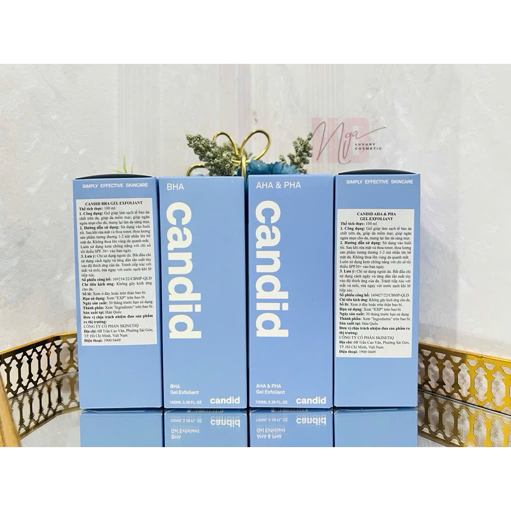 [ Hàng công ty ] Candid AHA & PHA / BHA Gel Exfoliant 100ml
