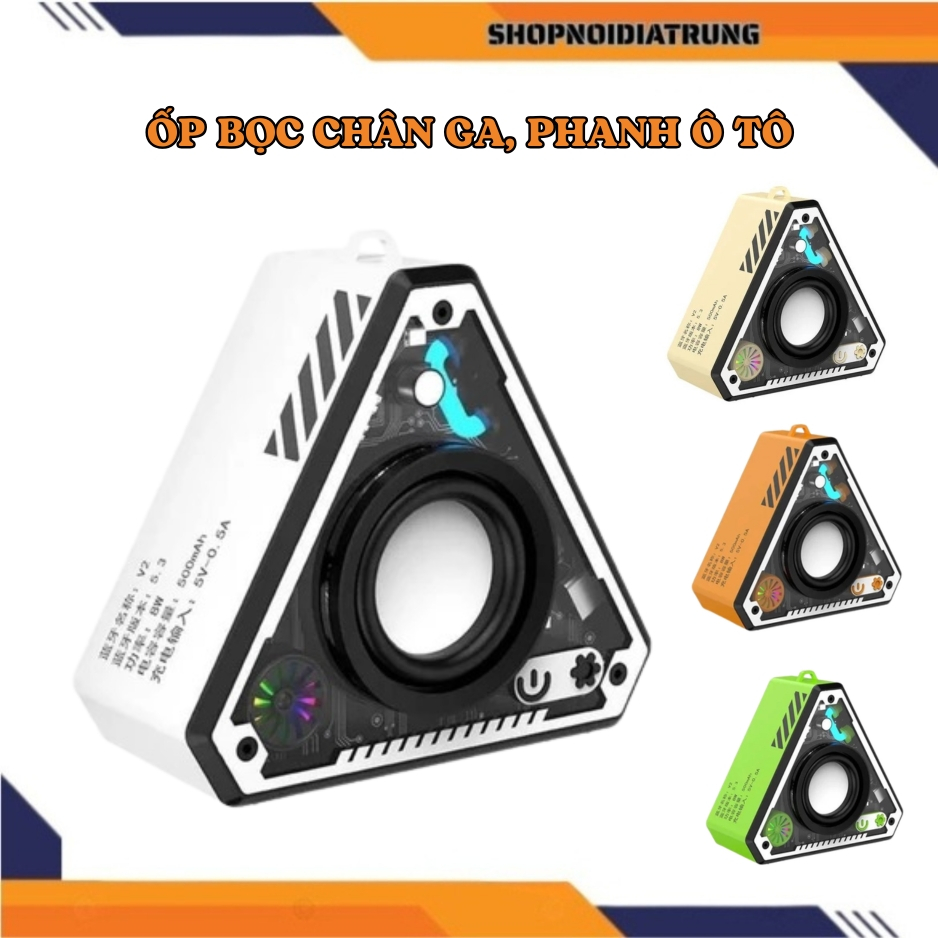 Loa Bluetooth Không Dây Để Bàn V2 Mecha Phong Cách Mini Trang Bị Bluetooth 5.3 Loa Siêu Trầm