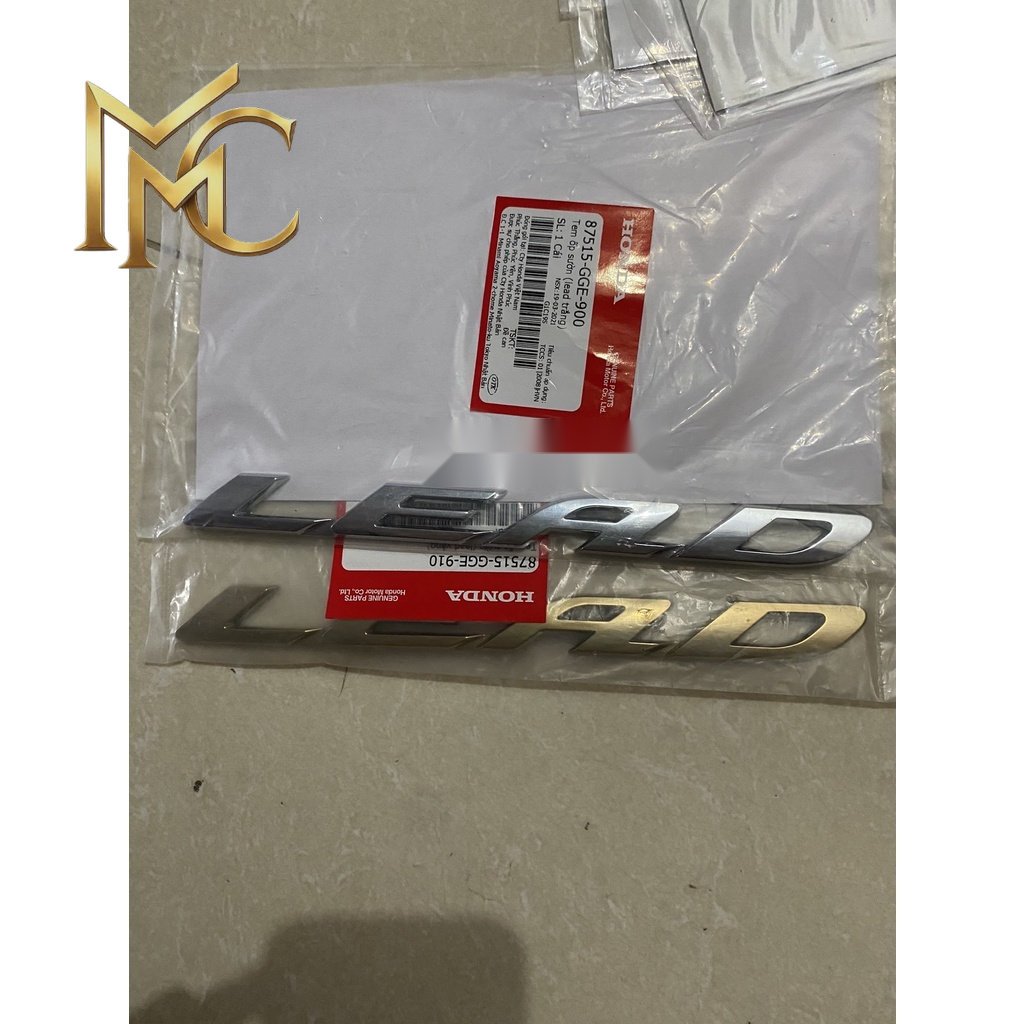Tem Sườn Lead 110 Chữ Nổi Honda 1 ( Cái ) MC