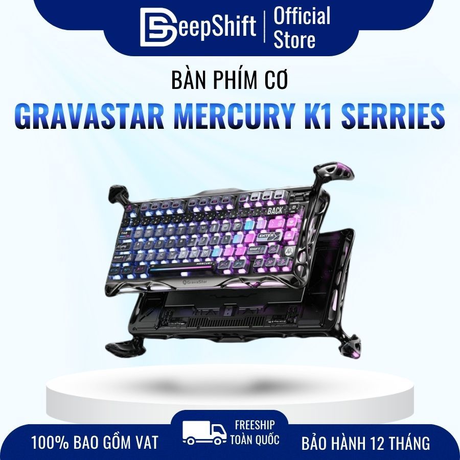 Bộ Sưu Tập Bàn Phím Gaming GravaStar Mercury K1 Series Wireless 75%