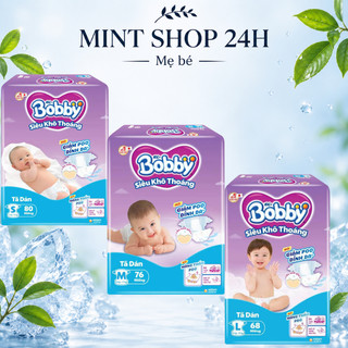 [Hỏa tốc-mã Live/Video] tã dán bobby L68 miếng cho bé từ 9-13kg