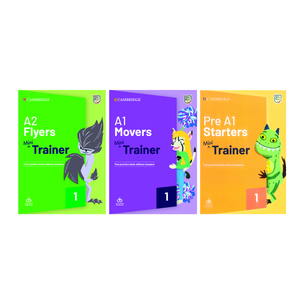 Sách - Mini Trainers Starters - Movers - Flyers - In laser
