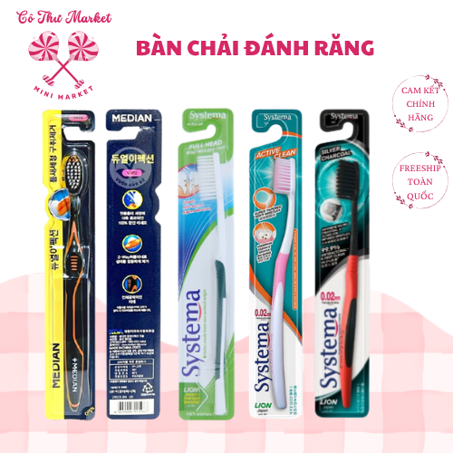 Bàn chải đánh răng Median,Systema - CÔ THƯ MARKET