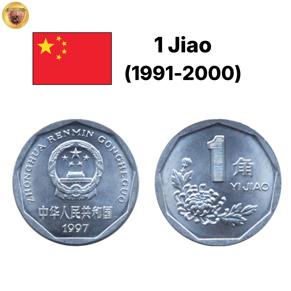 Các mẫu đồng xu 1 Jiao của Trung Quốc