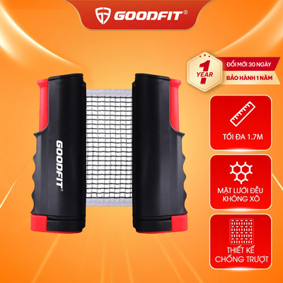 Cọc lưới bóng bàn rút gọn chính hãng GoodFit GF004TN chất liệu ABS cao cấp
