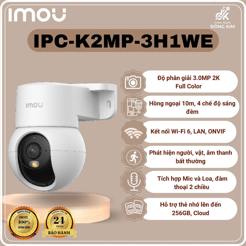 Camera Wifi Imou RANGER MINI IPC-K2MP-3H1WE/ IPC-K2MP-5H1WE  | Chính Hãng | Bảo Hành 24 Tháng