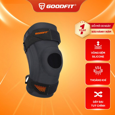 Đai bảo vệ đầu gối cao cấp chính hãng GoodFit GF525K, bó gối thể thao giúp tránh chấn thương