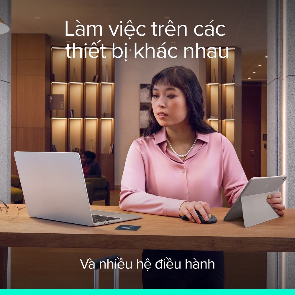 Logitech Mobi Fold - Chuột du lịch di động, Nhỏ và nhẹ, Cuộn cảm ứng, Nhấp im lặng, 4K DPI, Bluetooth | BigBuy360 - bigbuy360.vn