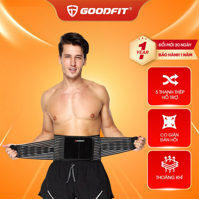 Đai lưng cột sống thoáng khí, có thanh nẹp GoodFit GF725WS