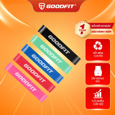 SET 5 Dây thun tập gym mini band GoodFit GF911MB