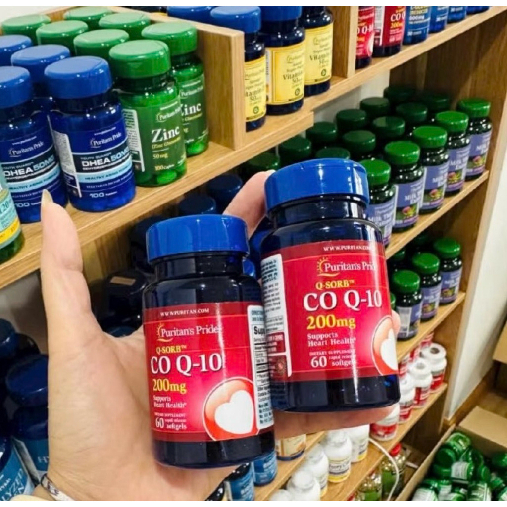 ♥️🌺 [HSD 08/2027] Viên Uống Hỗ Trợ Tim Mạch Puritan's Pride Q-SORB Co-Q10 100mg 60 viên, 120 viên & 