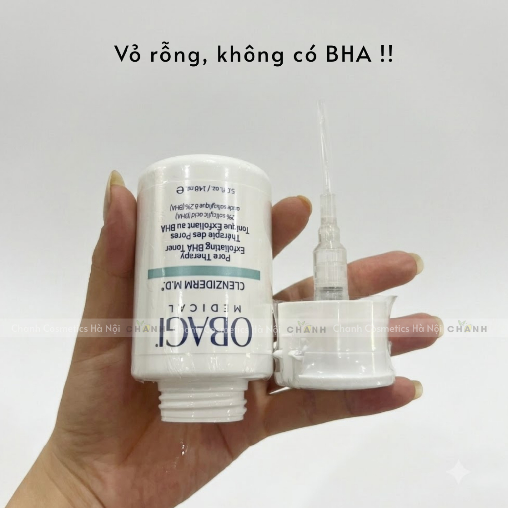 [RỖNG] VỎ CHAI TONER BHA OBAGI