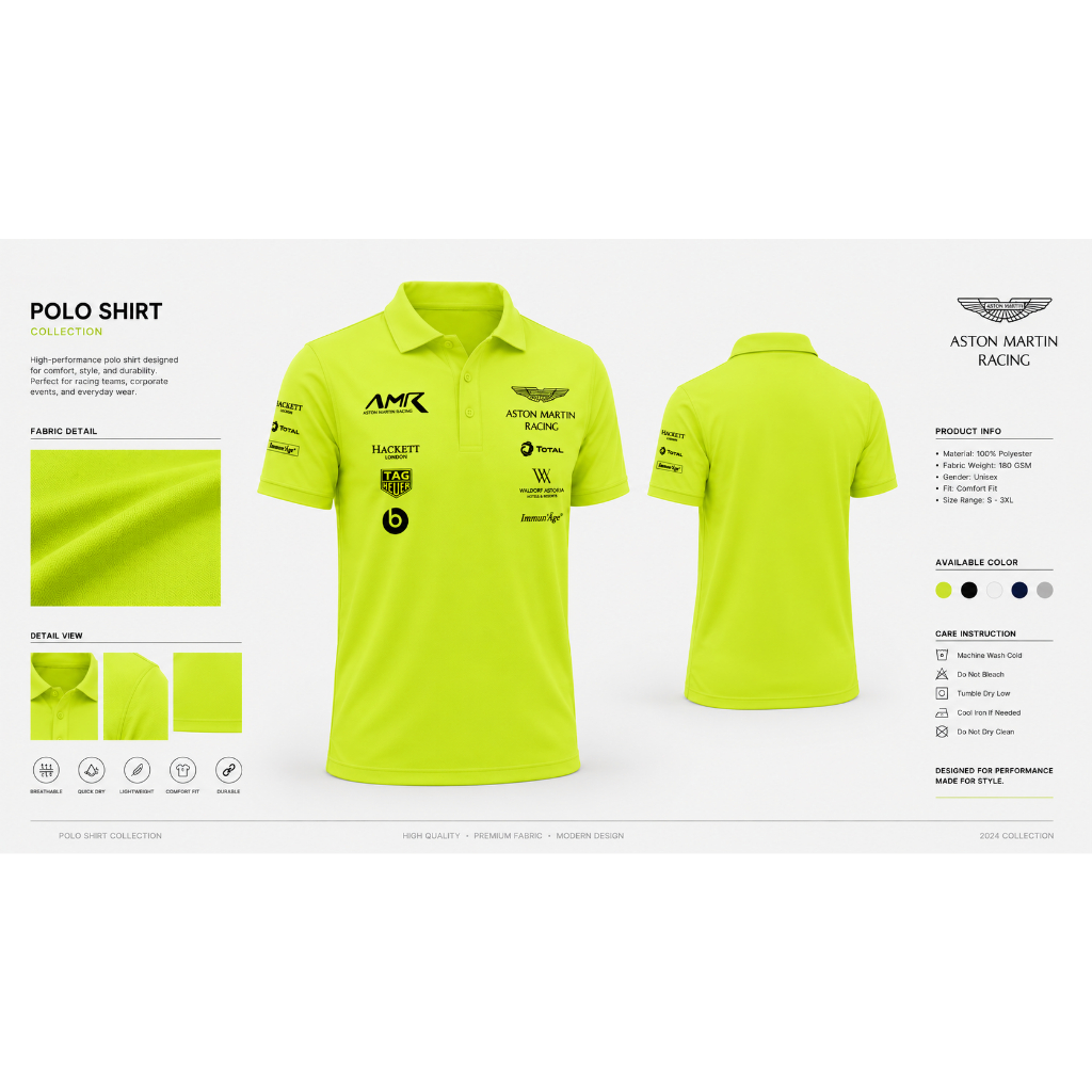 [NHẬN IN THEO YÊU CẦU ]  Bộ đồ đua F1 mới 2025 + Áo thun Aston Martin Cognizant F1