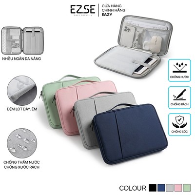 Túi chống sốc laptop ipad nhiều ngăn EAZY TS07 Túi đựng máy tính bảng macbook 13" 14 inch 15.6 inch