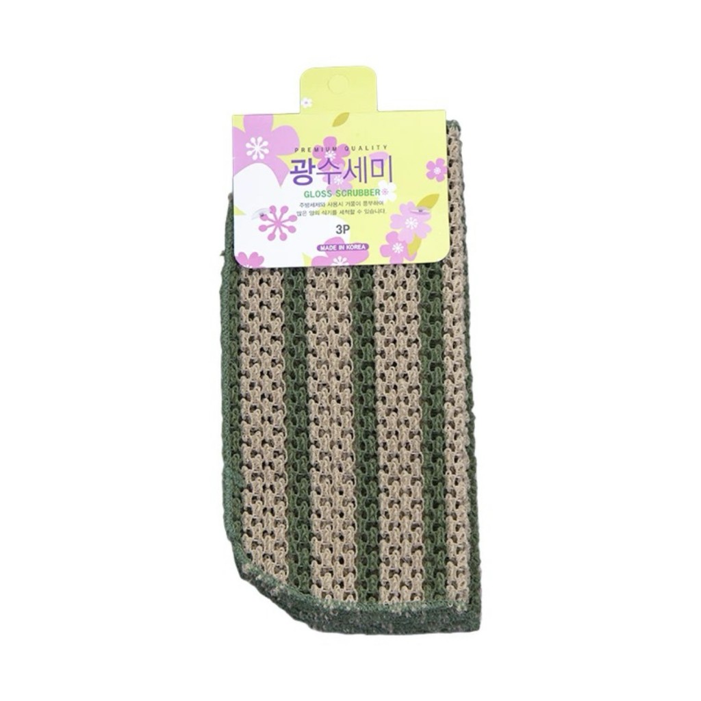 Miếng Rửa Chén Lưới Ngô Hàn Quốc 3PCs