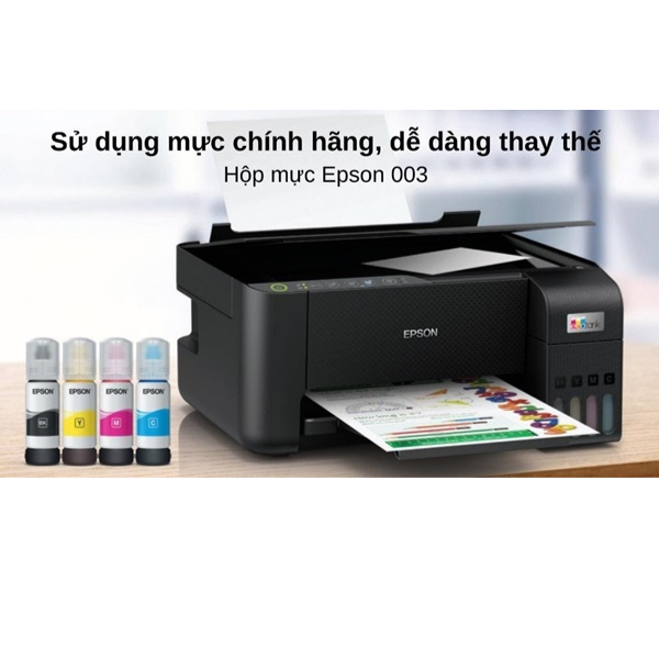 Máy In Epson EcoTank L3250 WiFi In Phun Màu Đa Năng A4 In Scan Copy Chính Hãng