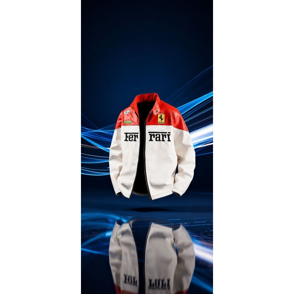 Áo Khoác Da Touring Racing Phong Cách Biker,  Chống Gió, Logo Thêu, Nam/Nữ Mặc Đẹp