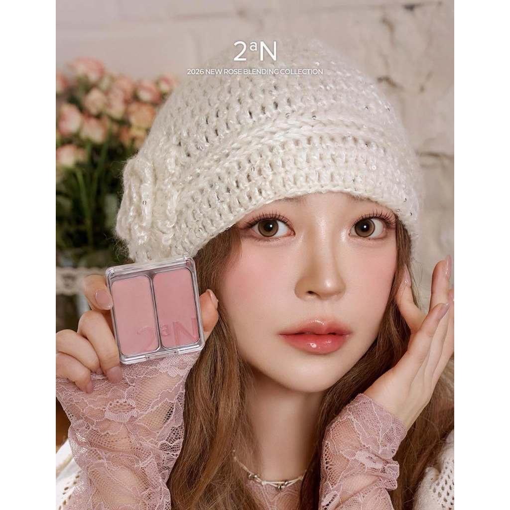 Má hồng 2AN Dual Cheek - 18 Dear Rose