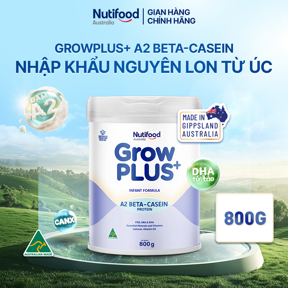 [ IH] Sản phẩm dinh dưỡng công thức GrowPLUS+ A2 Beta-casein GĐ.0