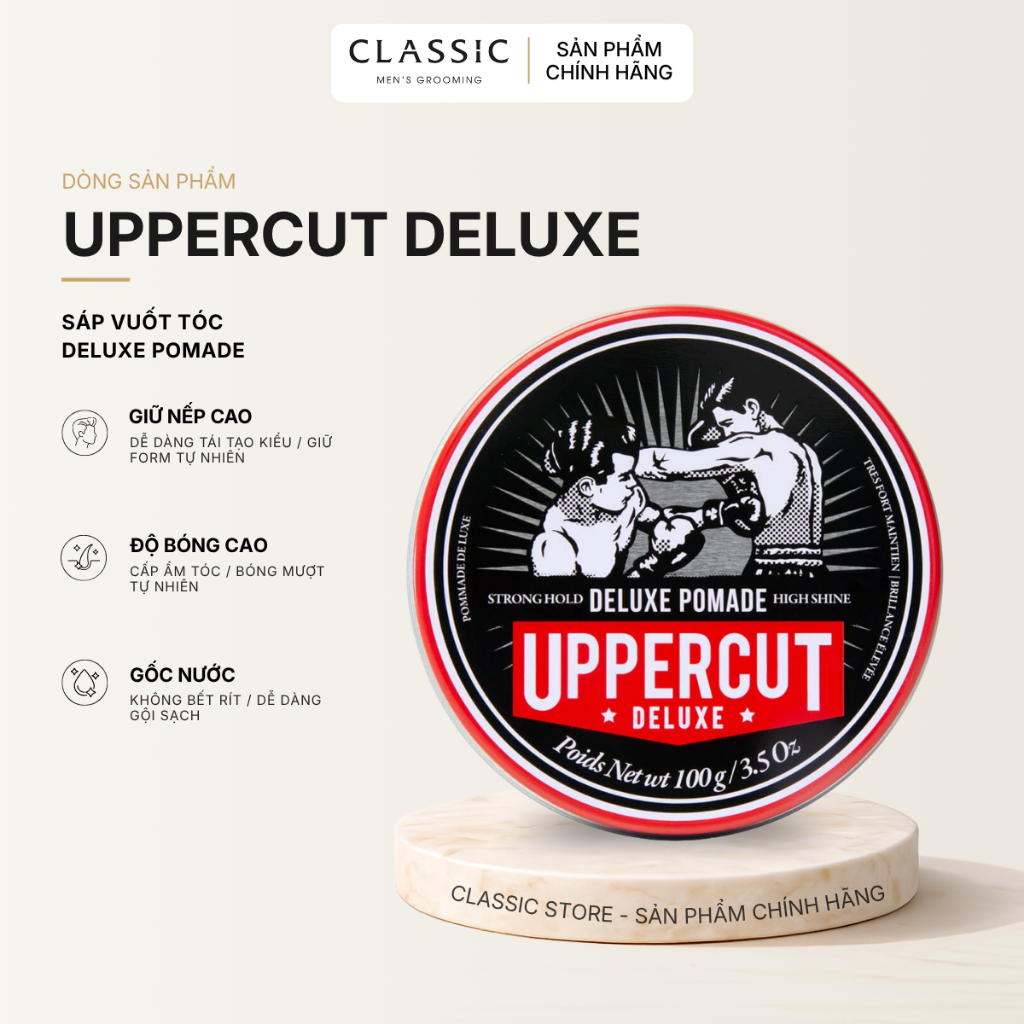Sáp Vuốt Tóc Uppercut Deluxe Pomade