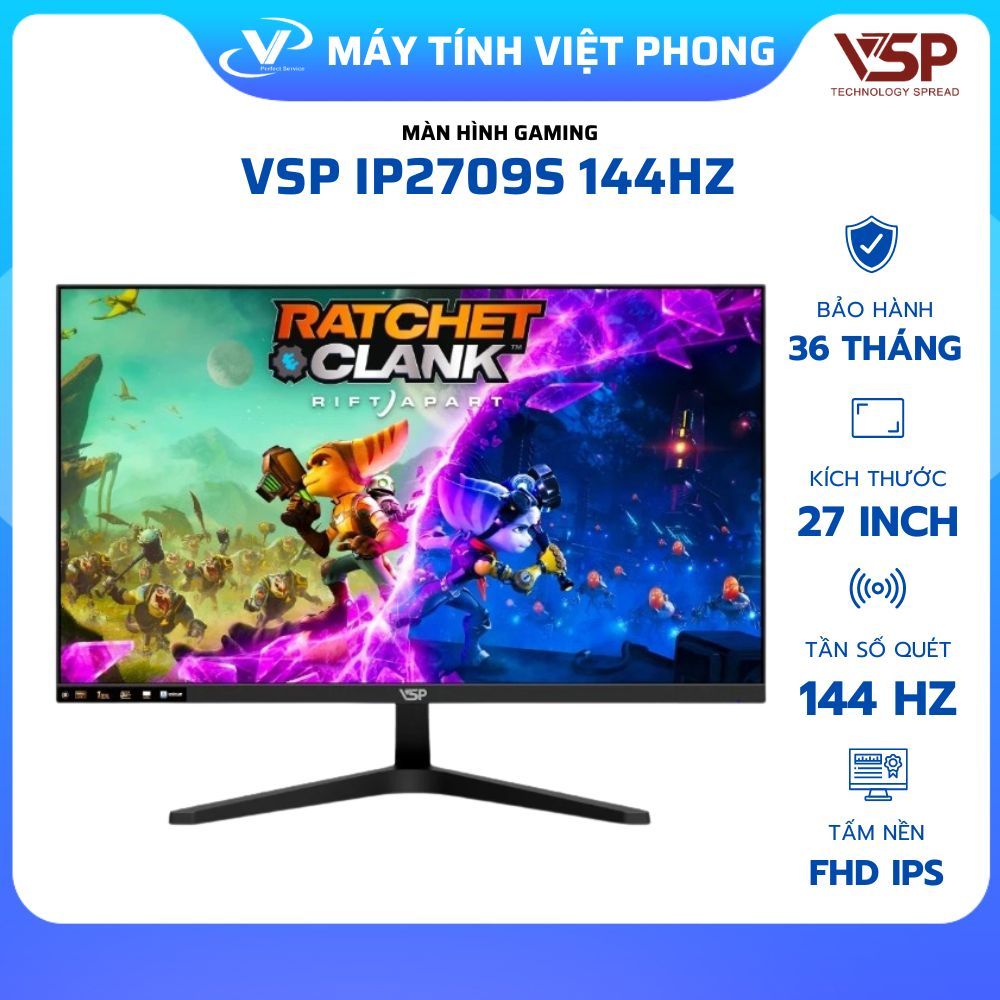 MÀN HÌNH GAMING VSP IP2706SG IP2709S IP2409S IP2408SG IP2205F CÁC MÃ CHÍNH HÃNG BẢO HÀNH 3 NĂM | BigBuy360 - bigbuy360.vn