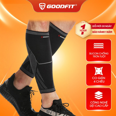 Tất ống chân ôm sát, siêu thấm hút GoodFit GF602C tất bảo vệ ống đồng, bóp bắp chân