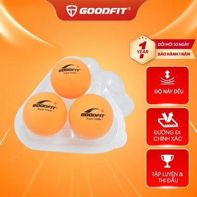 Set 30 quả bóng bàn 40mm 1 sao GoodFit GF003TB