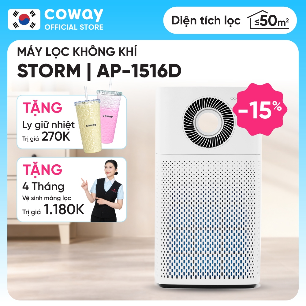 Máy lọc không khí Coway Storm AP-1516D